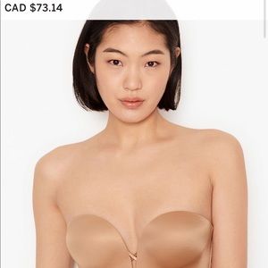 Victorias Secret Strapless Add 2 Cups Bombshell Bra